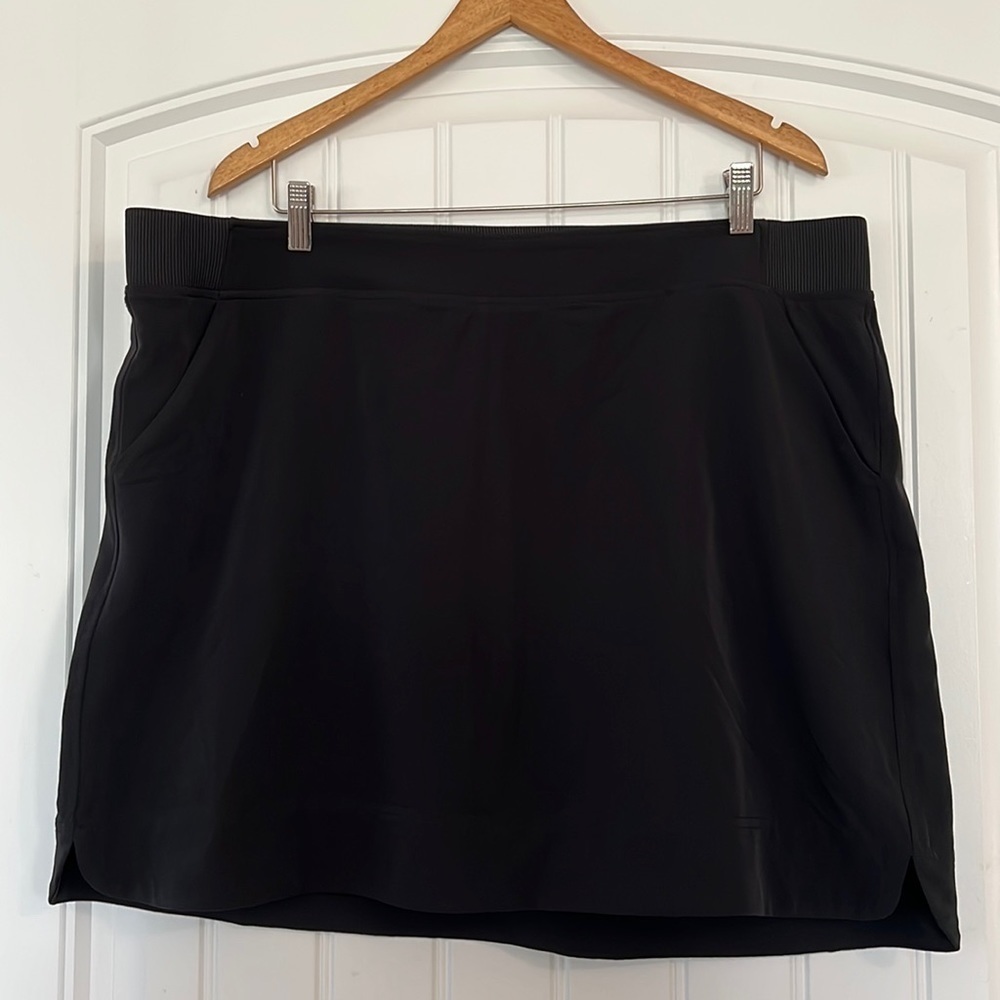 32 Degrees Black Swim Skort Skirt Size XXL
